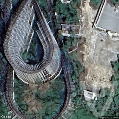 Six Flags abandoned location in Louisiana, Louisiana, United States for urban exploration