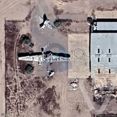Gila River memorial airport abandoned location in Arizona, Arizona, United States - Airplane for urban exploration