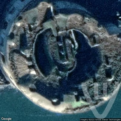 Fort in the middle of the Sea abandoned location in Wales, Wales, United Kingdom - Fort for urban exploration