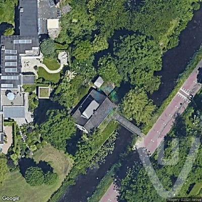 Crooked house abandoned location in South Holland, South Holland, Netherlands - House for urban exploration