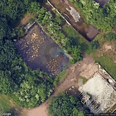 Freibad abandoned location in North-Rhine-Westphalia, North-Rhine-Westphalia, Germany - Swimmingpool for urban exploration
