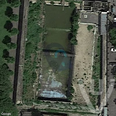 Old Ypres abandoned location in Flanders, Flanders, Belgium - Swimmingpool for urban exploration