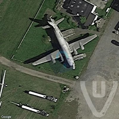 Plane abandoned location in Flanders, Flanders, Belgium - Airplane for urban exploration