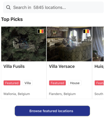 Interactive Map View